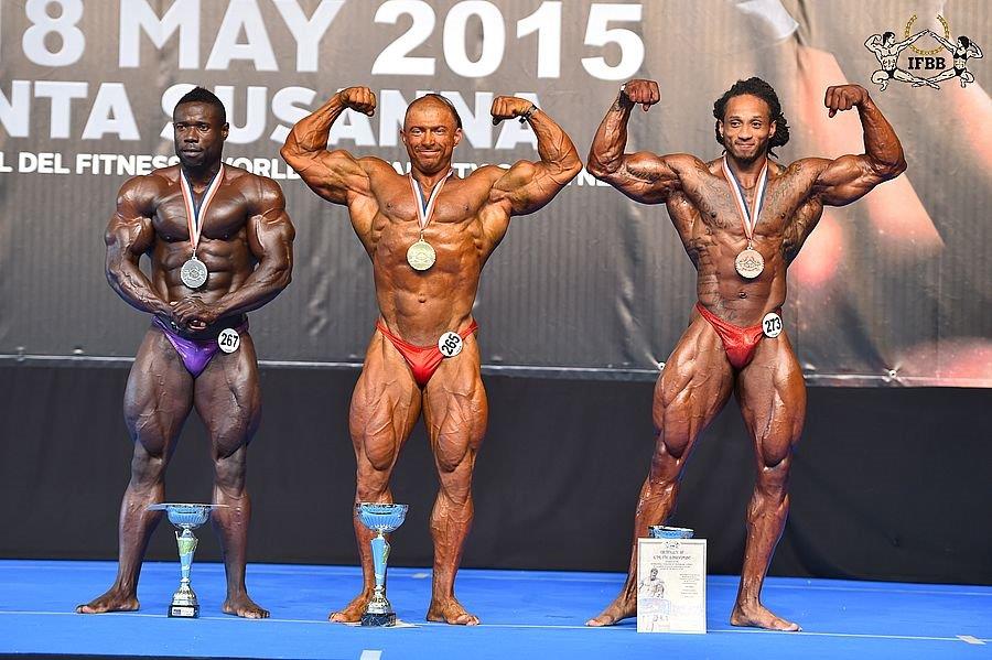 90 кг - Manuel DUARTE (2nd place); Vladyslav MAZHARA (1st place); Grego FRANCISCA (3rd place)