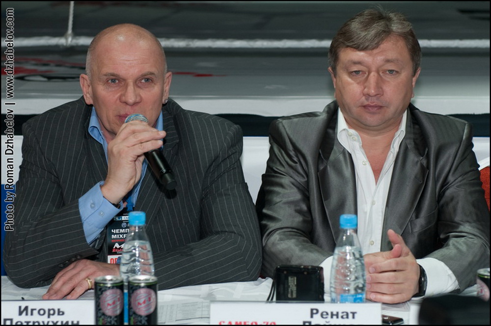 Встреча Федора Емельяненко и Жан-Клода Ван Дамма в Москве